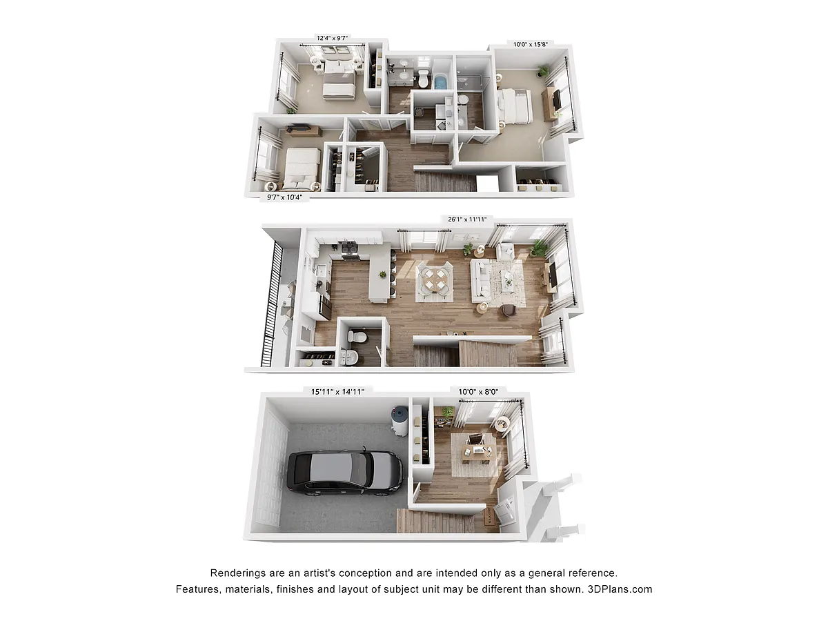 Floor plan Triplex