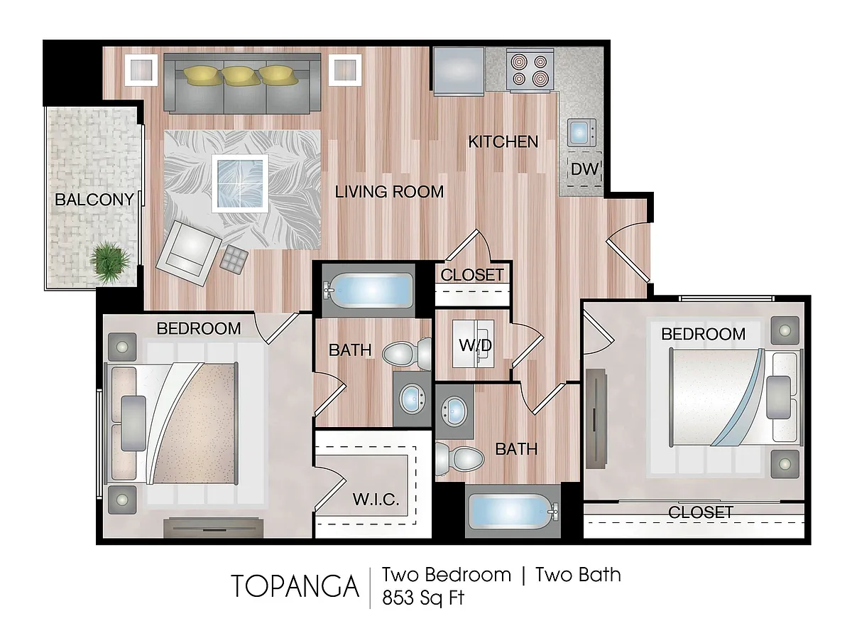 Floor plan Topanga