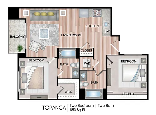 Floor plan Topanga