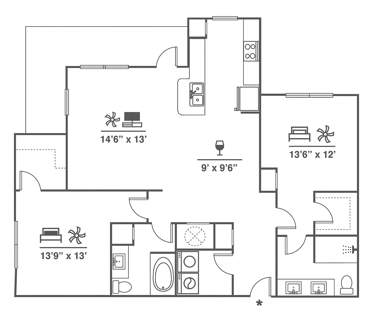 Floor plan B5