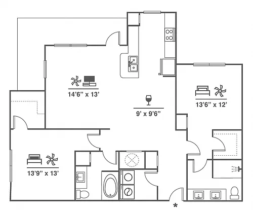 Floor plan B5