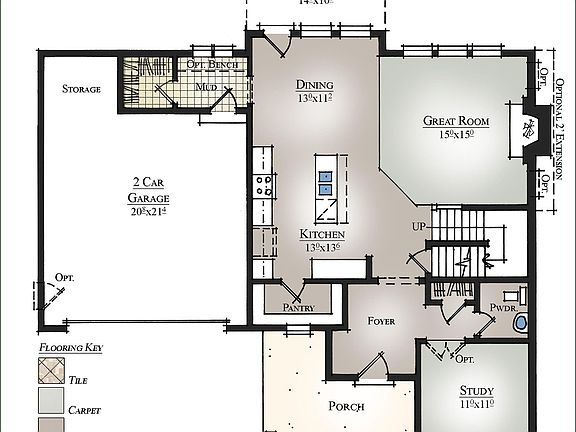 Oak Hill - 1st floor artwork