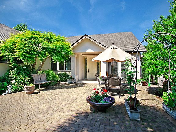 Front door and patio