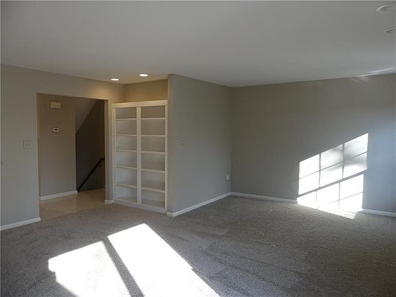 Another view, showing the built in shelving.