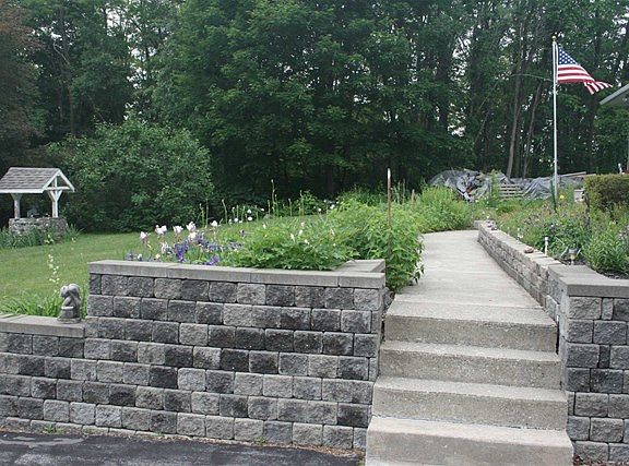 Nice Stone Retaining Wall