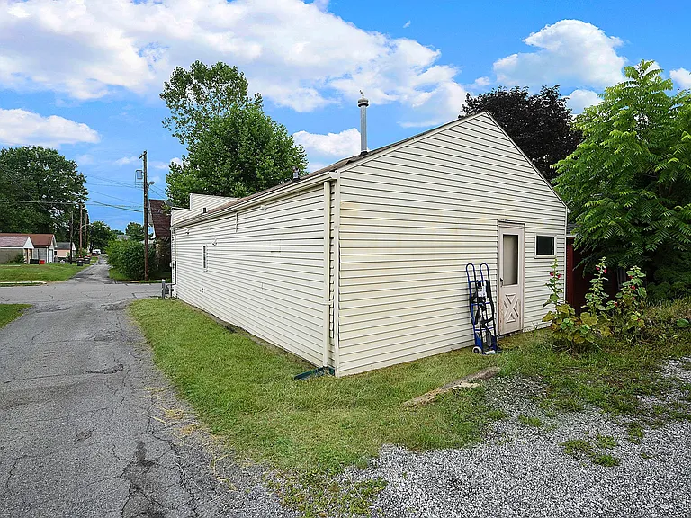 Rear of home