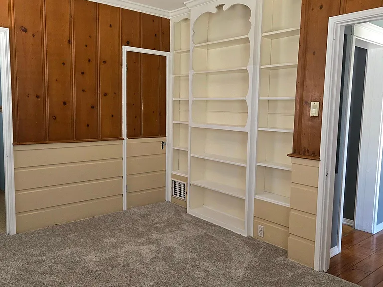 Built in bookcase
