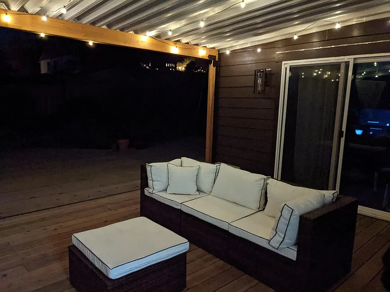 Covered deck