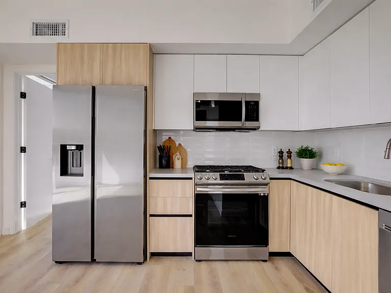 Certain photos may include virtual staging for illustrative purposes only. Furniture and decor shown are not included in the lease. No structural changes, alterations to layout, finishes, fixtures, or views have been made to the unit.