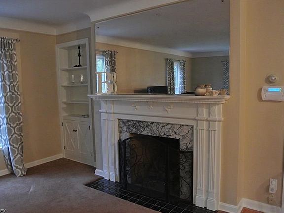 Living Room with Fire Place