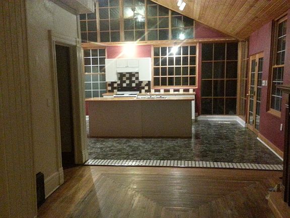 Kitchen seen from dining room