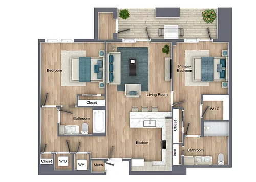 Floor plan The Magnolia