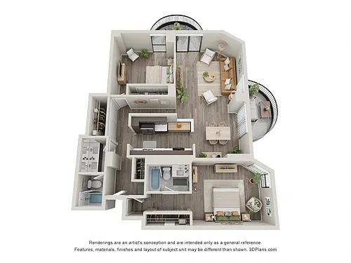 Floor plan 2 Bedroom 11 12