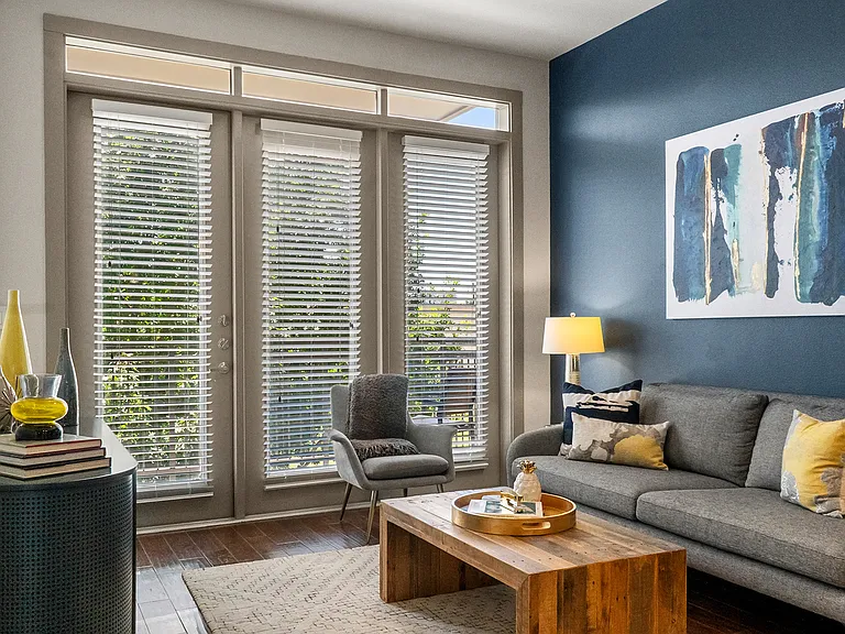 Hardwood flooring available in classic apartments
