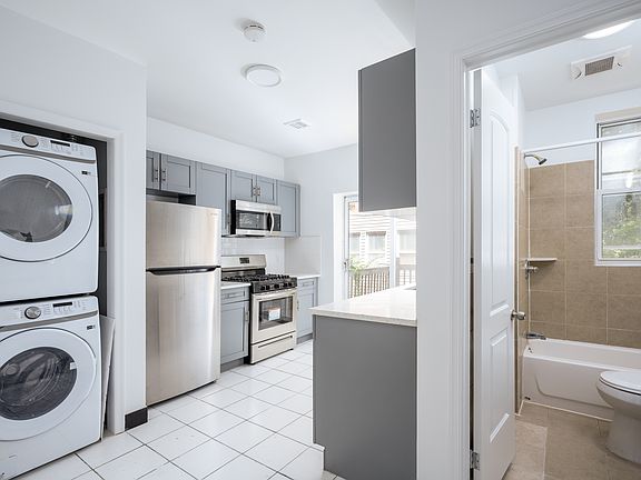 Kitchen and bathroom