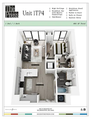 Floor plan 1TP4