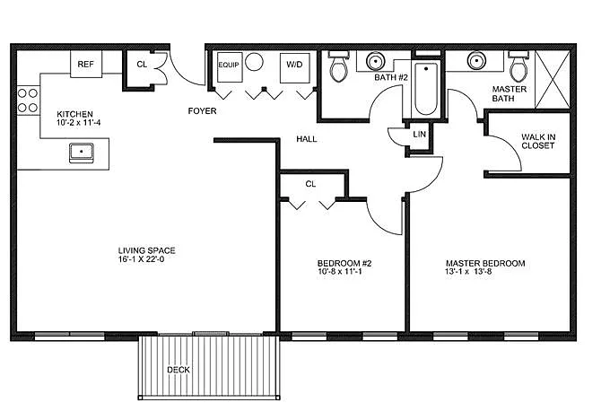 Floor plan Morgan Flat