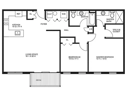 Floor plan Morgan Flat