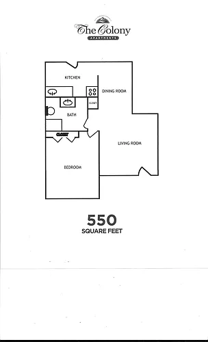 Floor plan One Bedroom