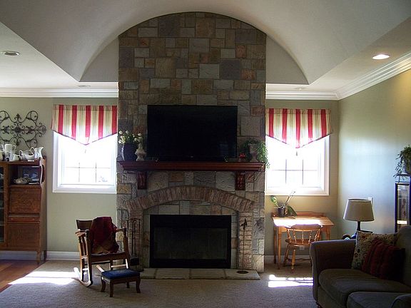 Barrel Vaulted Living Room