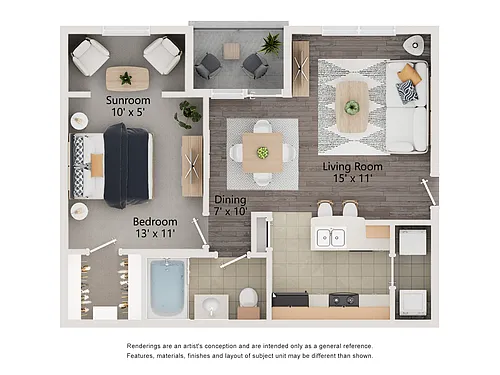 Floor plan The Mediterranean