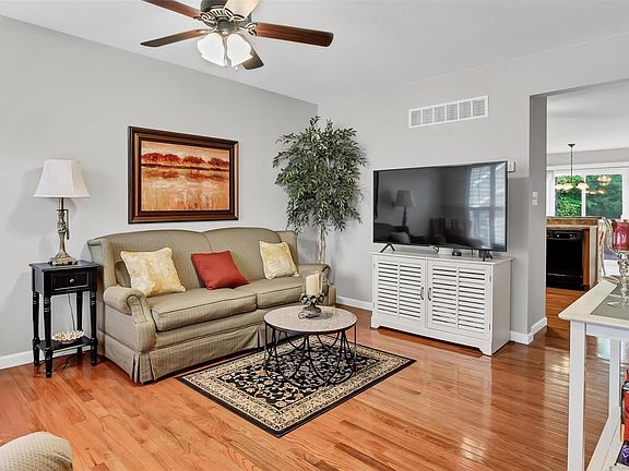 Newer hardwood floors added which flow thru the entrance & throughout