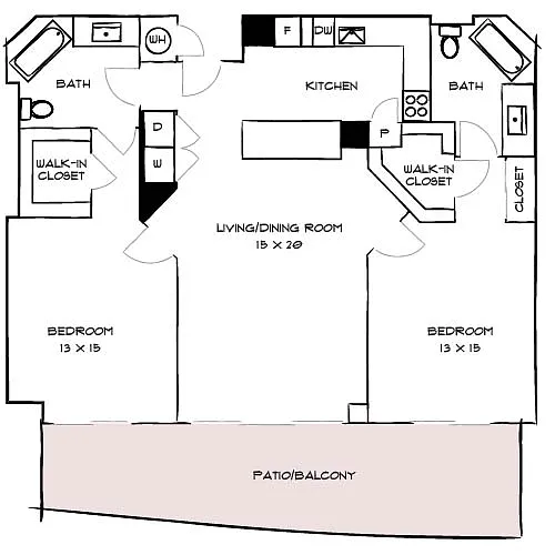 Floor plan Surf 2L Premier