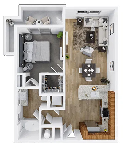 Floor plan A1B