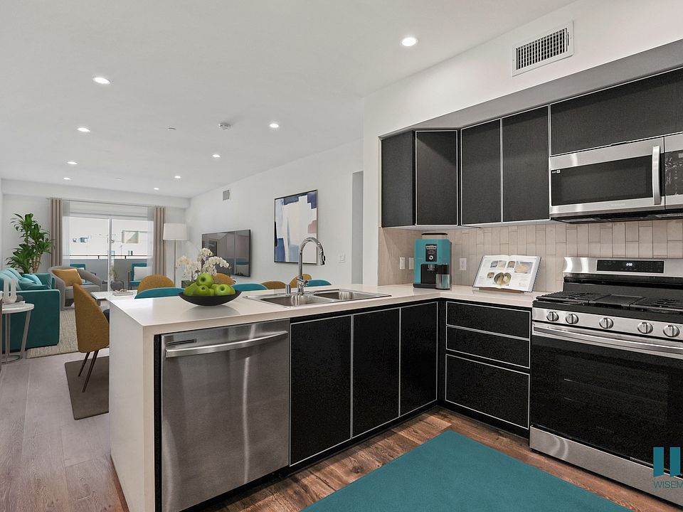 Open-Concept Kitchen with Countertop Bar