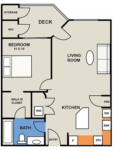 Floor plan The Daybreak - East