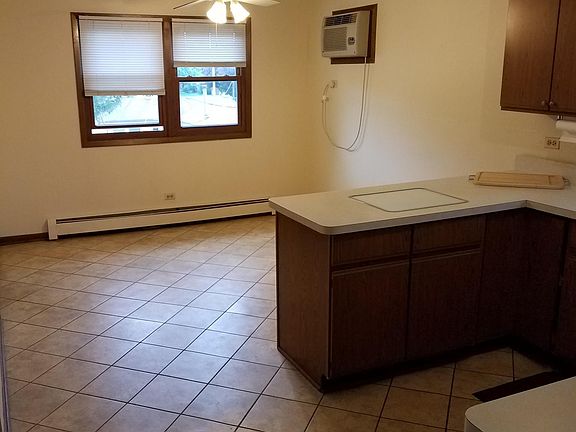 Large kitchen and eating area.