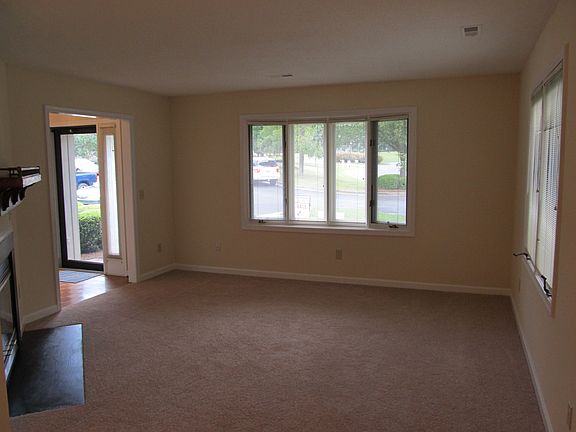 Living room with fireplace