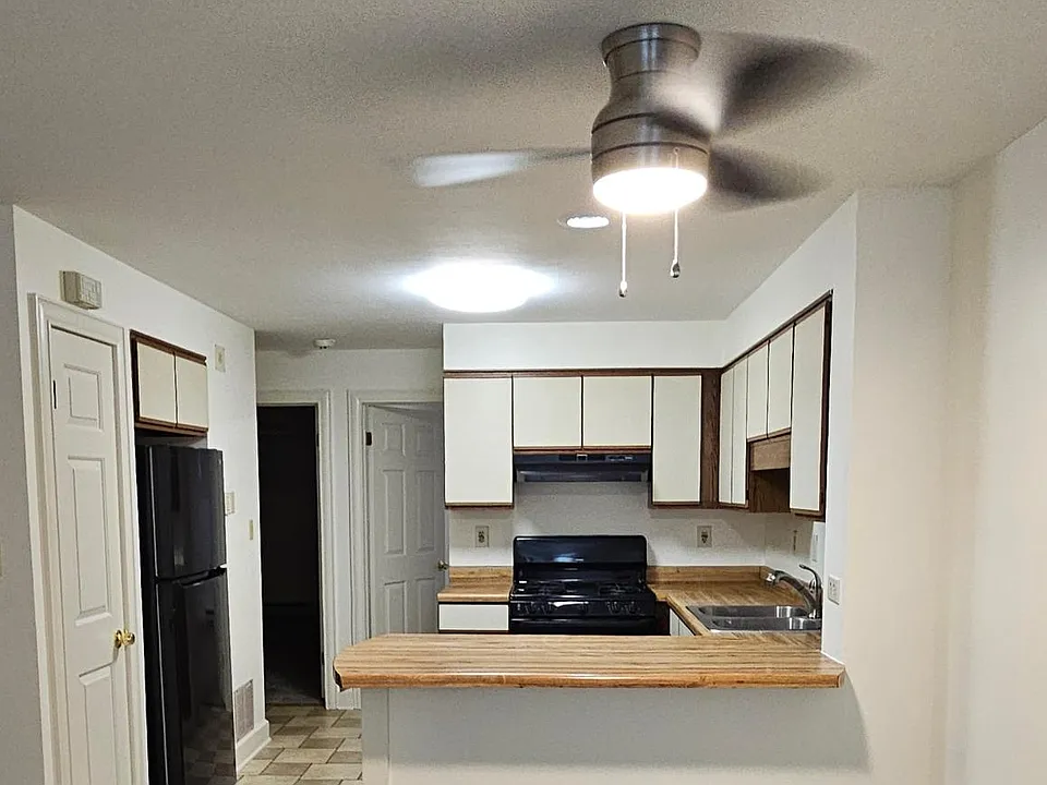 Kitchen, view from living room