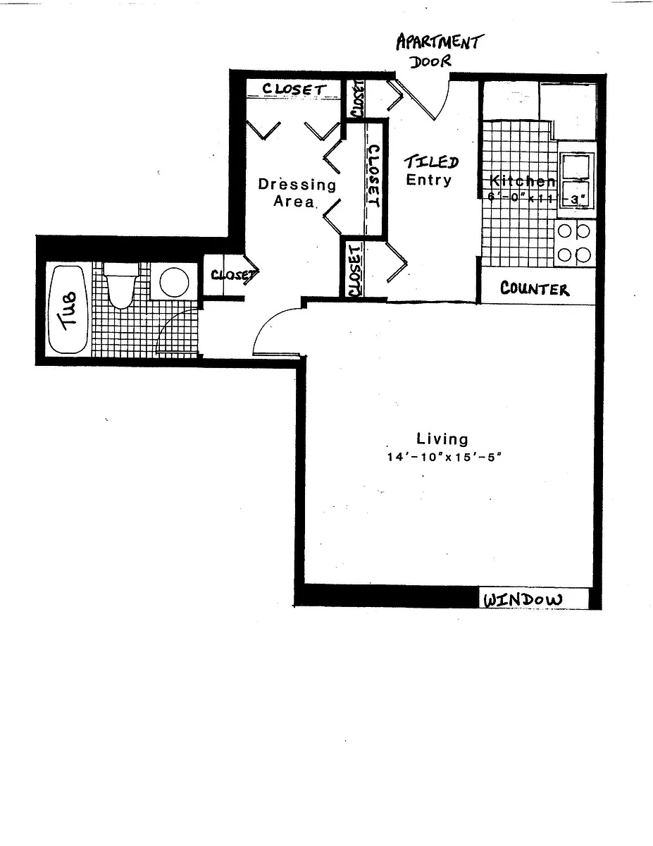 Floor plan Upgraded Benchmark