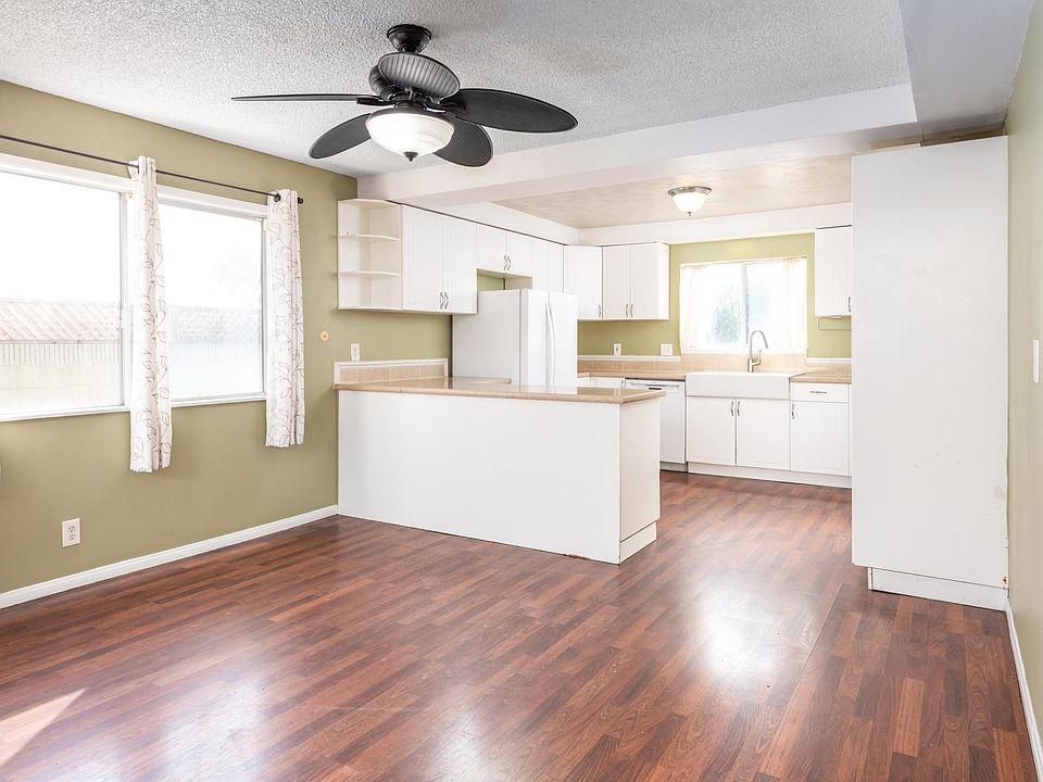 Dining room and kitchen