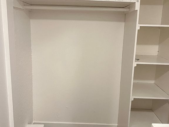 closet in bathroom