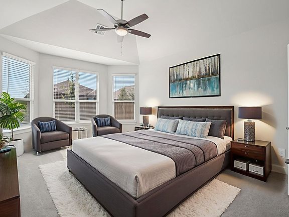 Virtually Staged Primary Suite