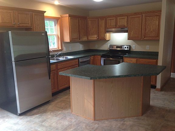 Stainless steel and island