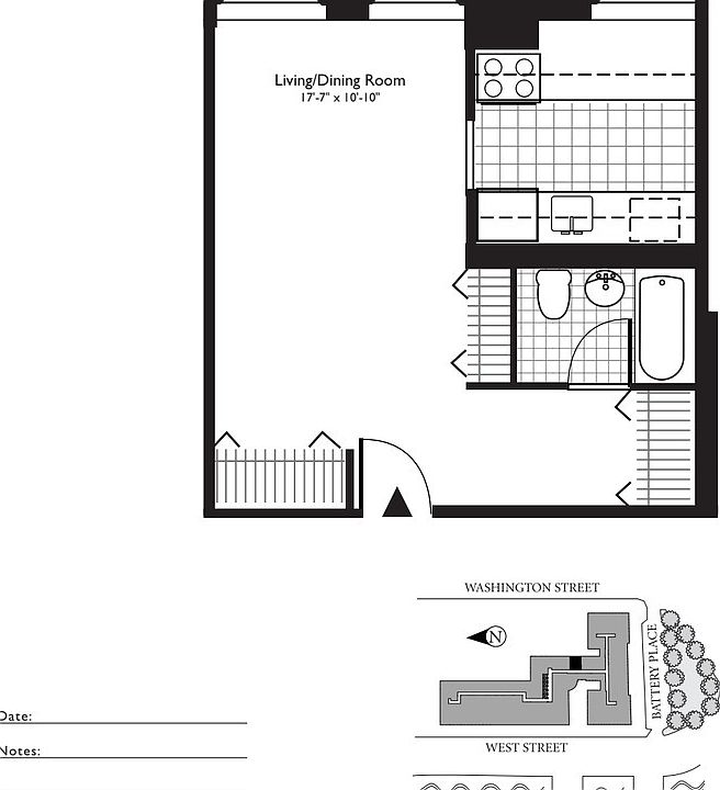 2nd image of 1 West St APT 2126