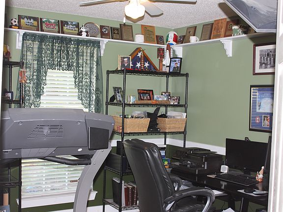 Bedroom 3 as a home office.