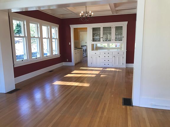 Dining Room with Built In Cabinets