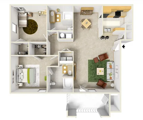 Floor plan B1