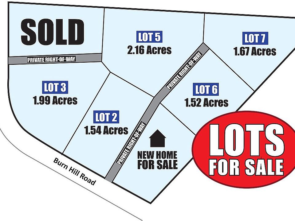 Lots for sale - $60k per lot