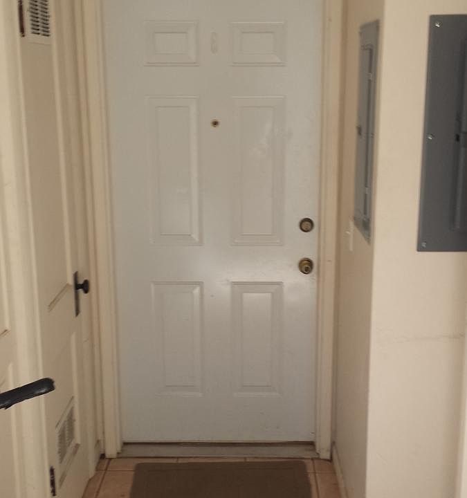 Locked entrance