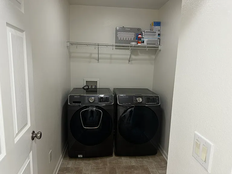 Laundry w/ Samsung Washer and Dryer
