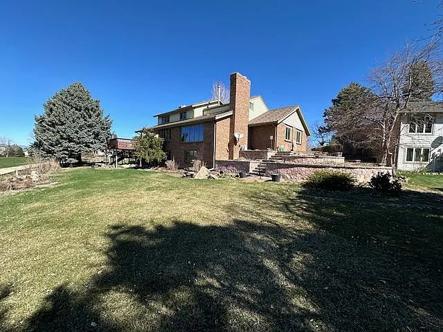 rear of home