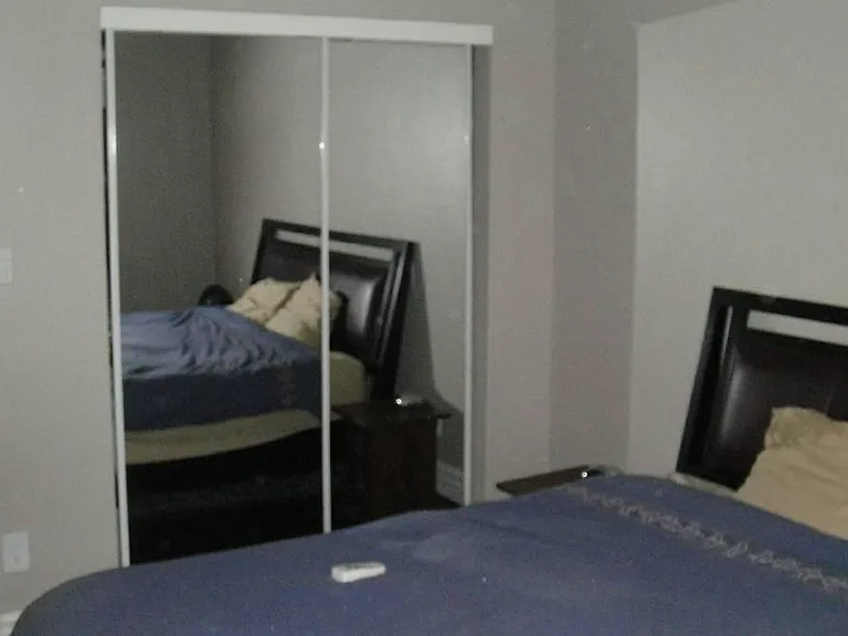 extra closet in the bedroom