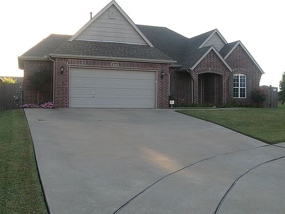 Over-sized driveway.