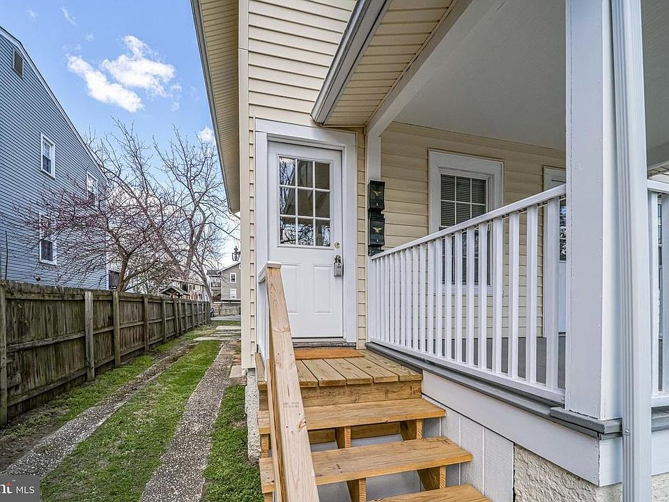 Front stairs to the entrance and your mailbox.