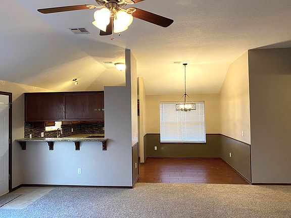 Dining area opens to living room